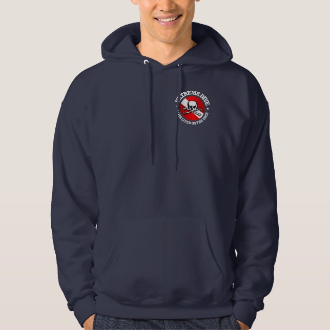 Extreme Dive (Skull) Hoodie (Front)
