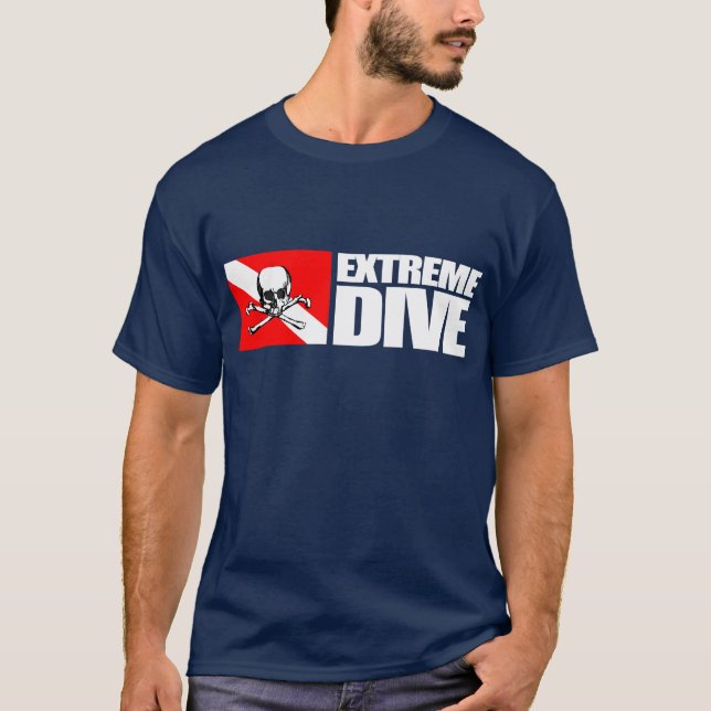 Extreme Dive (Skull) T-Shirt (Front)