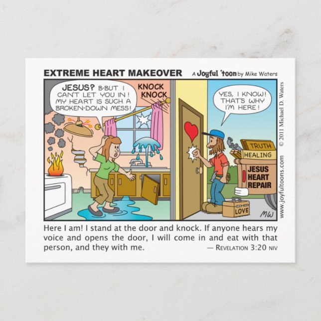 Extreme Heart Makeover postcard (Front)