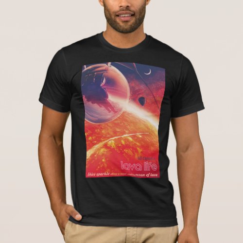 Extreme Hot Air Balloon on Volcanic Hellscape T_Shirt