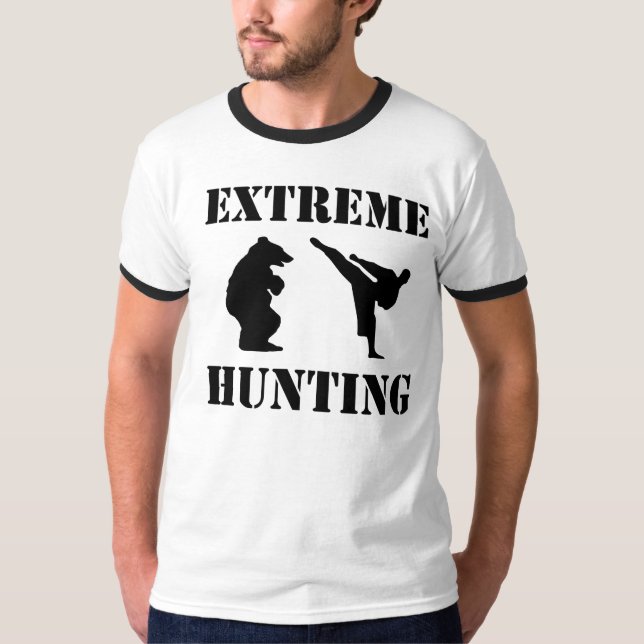 Extreme Hunting, funny, grpahic, tshirt, shirt (Front)