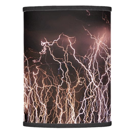 Extreme lightning bolts lamp shade (Front)
