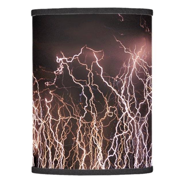 Extreme lightning bolts lamp shade (Front)