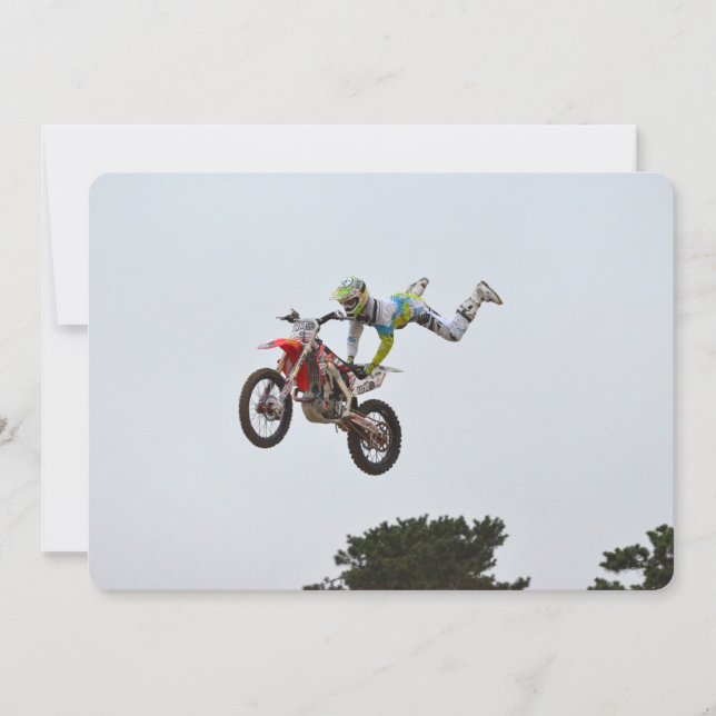 Extreme Motocross Invitation (Front)