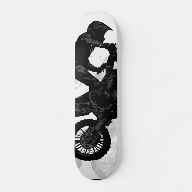 Extreme Motocross Stuntmen Skateboard (Front)