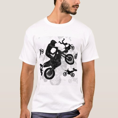 Extreme Motocross Stuntmen T_Shirt