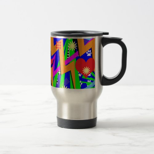 Extreme Neon Fun Travel Mug