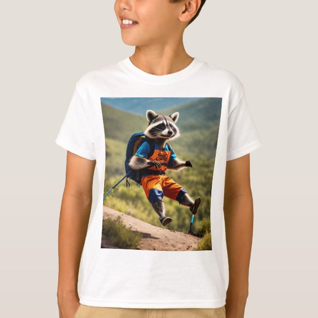 Extreme Raccoon: Adventure in the Mexican Highland T-Shirt (Front)