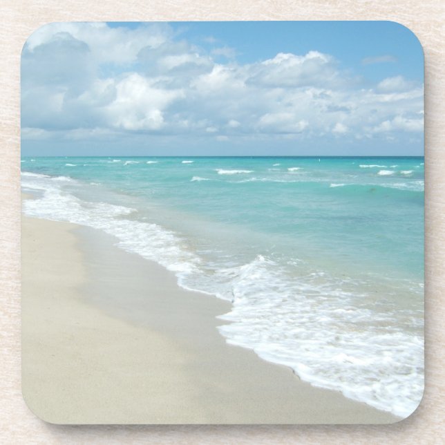 Extreme Relaxation Beach View Drink Coaster (Front)