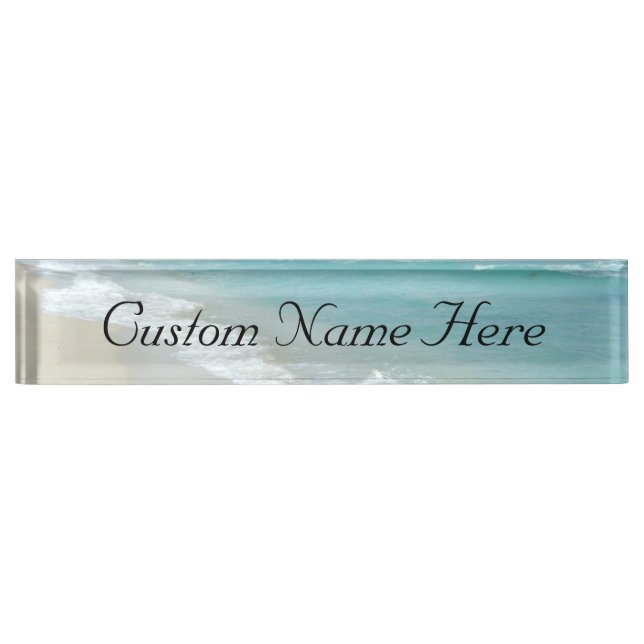 Extreme Relaxation Beach View Name Plate (Front)