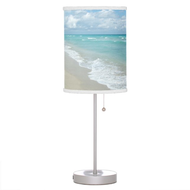 Extreme Relaxation Beach View Ocean Table Lamp (Left)