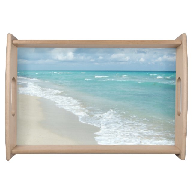 Extreme Relaxation Beach View Serving Tray (Front)