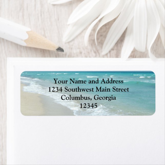 Extreme Relaxation Beach View White Sand Label (Insitu)