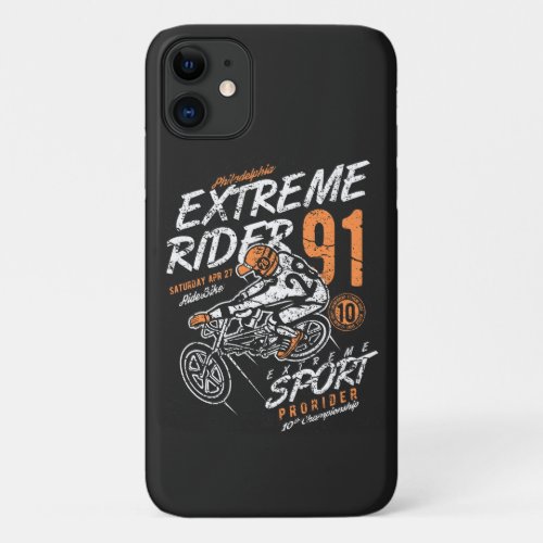 Extreme Rider Pro Rider BMX iPhone 11 Case