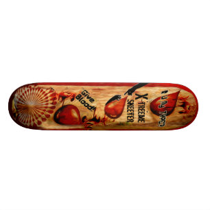 EXTREME SKEETER SKATEBOARD DECK
