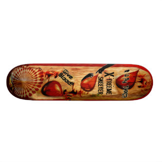 EXTREME SKEETER SKATEBOARD DECK