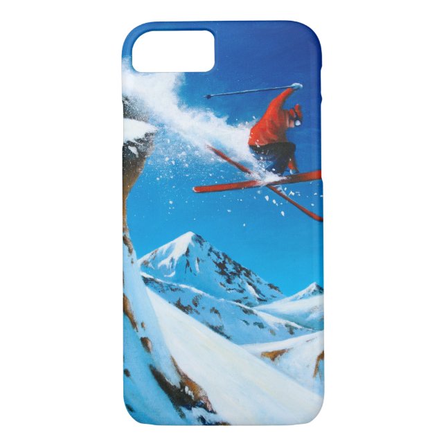 Extreme Skiing Case-Mate iPhone Case (Back)