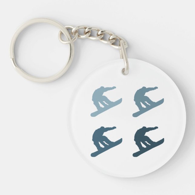 Extreme Snowboarding Keychain (Front)