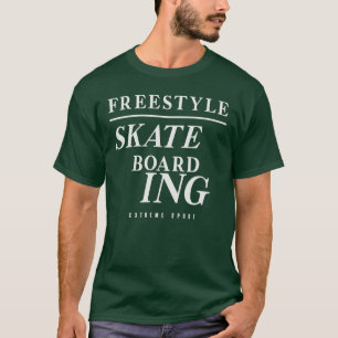 Extreme Sport Freestyle Skateboarding T-Shirt