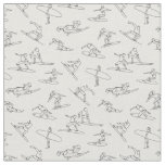 Extreme sport snowboard design fabric