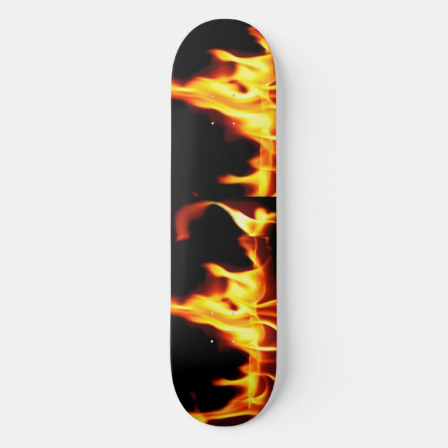 Extreme Sports Fire Skateboard Deck (Front)