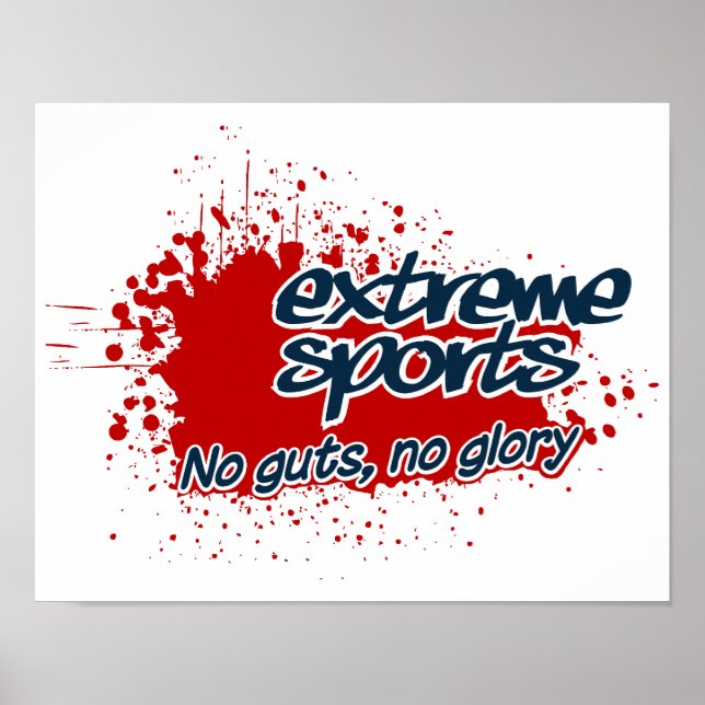 Extreme Sports poster, customizable Poster (Front)