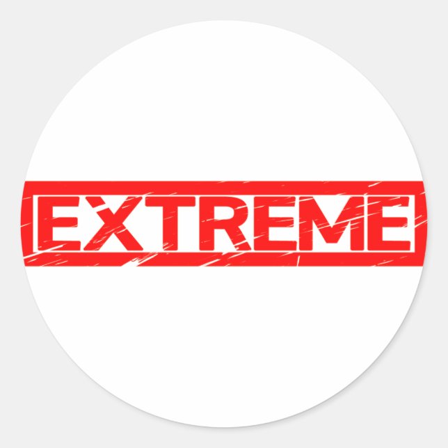 Extreme Stamp Classic Round Sticker (Front)