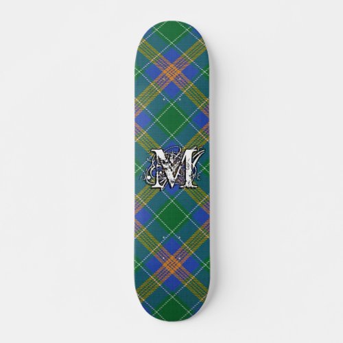Extreme Tartan Irish Clan MacAuliffe McAuliffe Skateboard