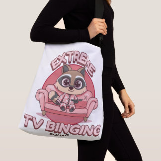 Extreme TV Binging Squad Crossbody Bag