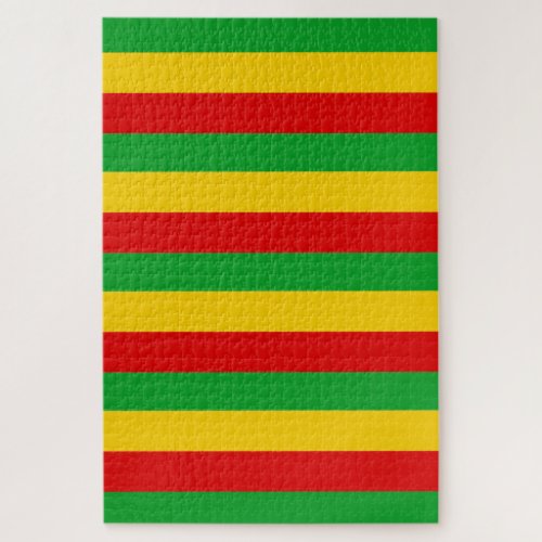 Extremely Hard Green Yellow Red Reggae Jigsaw Puzz Jigsaw Puzzle