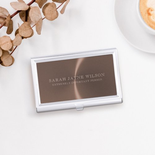 Extremely Important Rose Gold Business Card Holder