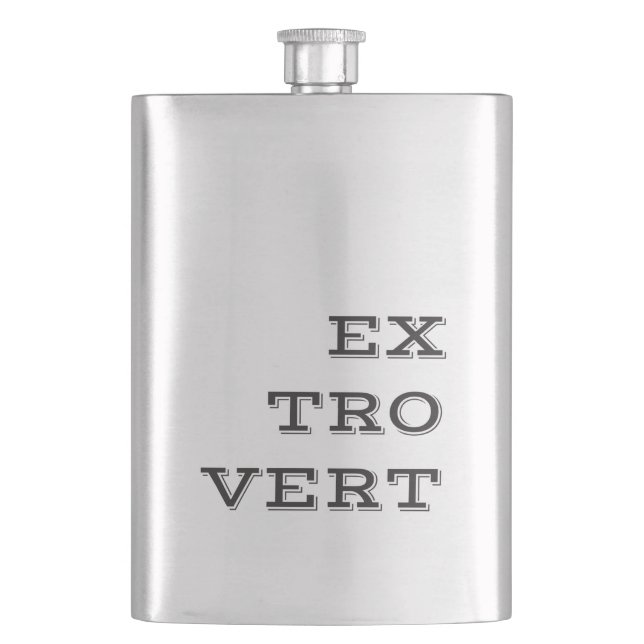 Extrovert Flask (Front)