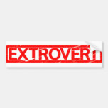 Extrovert Stamp Bumper Sticker