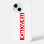 Extrovert Stamp iPhone 15 Case