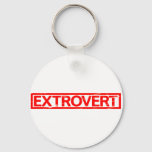 Extrovert Stamp Keychain