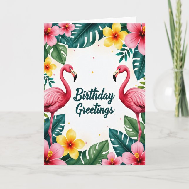 Exuberant Birthday Card (Front)