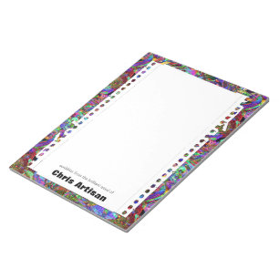 Exuberant Colors Tear Sheet Custom Notepad