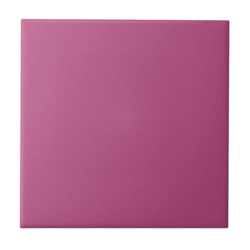 Exuberantly Pink Square Kitchen and Bathroom Ceramic Tile