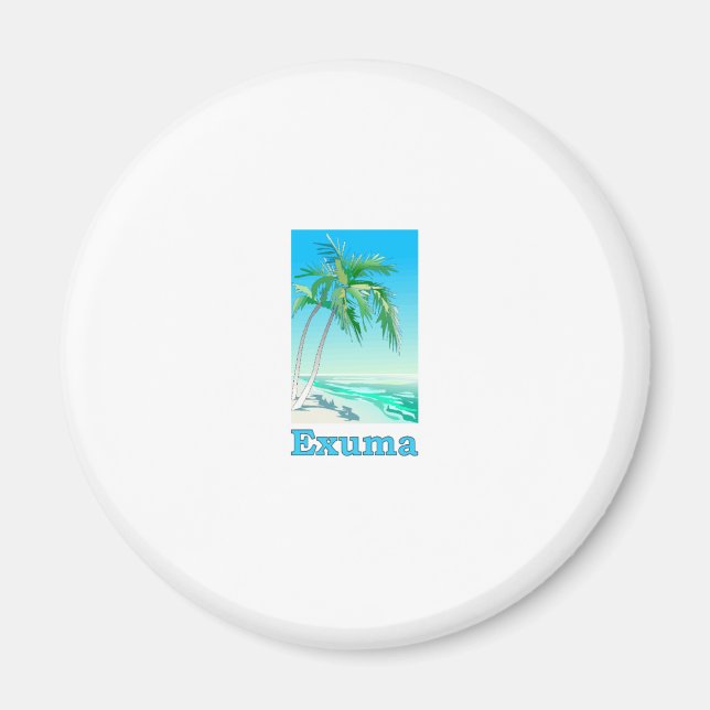 Exuma, Bahamas Magnet (Front)