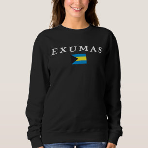 Exumas, National Flag of the Bahamas 1 Sweatshirt
