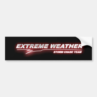 EXWX red glow bumper sticker