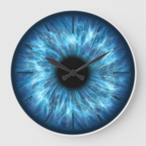 Eye 1 Wall Clock  Numeral Options