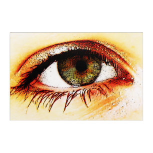 Eye 36x24 (90x60cm) waacna acrylic print