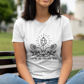 Eye Am Mystical Gemstone Hands & Pyramid Tri-Blend Shirt