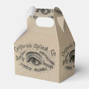 Eye Antique Advertising Optical Favor Boxes