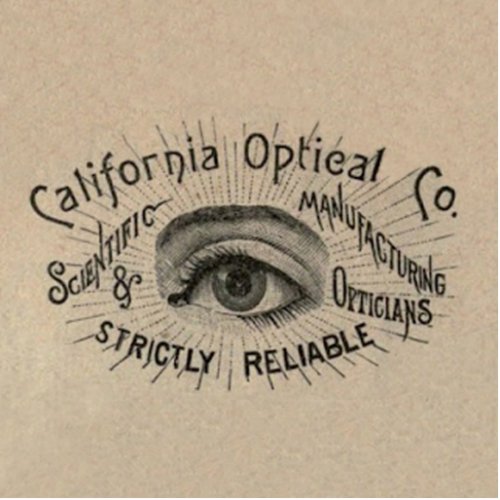 Eye Antique Advertising Optical Statuette