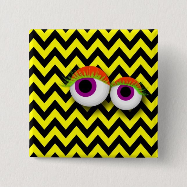 EYE badge : yellow Button (Front)