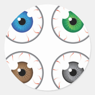 Eye Ball Stickers | Zazzle