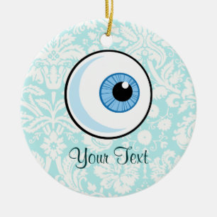 Eye Ball; Cute Ceramic Ornament