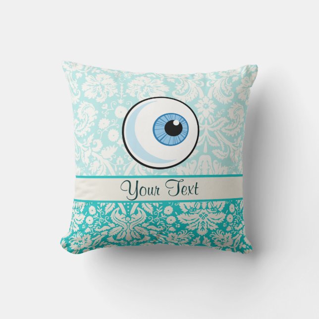 Eye Ball; Cute Throw Pillow (Front)